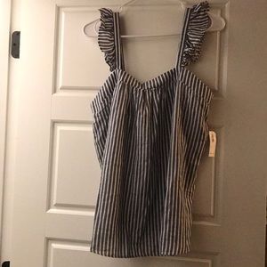 Old Navy Blue Stripped Tank